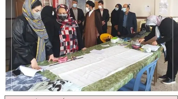 بازدیدمدیرکل آموزش فنی حرفه ای قزوین از مرکزخواهران تاکستان