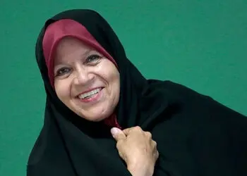 عکس سفر در زمان / تصویر اوج جوانی فائزه هاشمی دخترآیت الله رفسنجانی» در 25 سالگی 