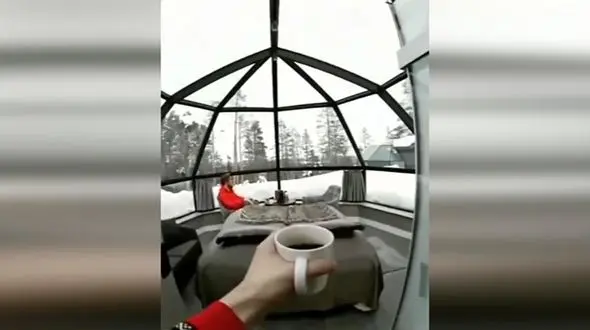 هتل شیشه‌ای شما را به آرامش می رساند + فیلم