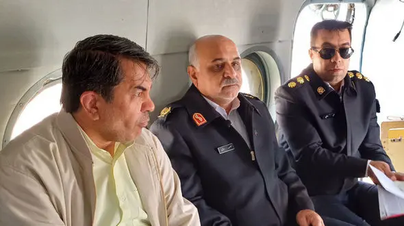 بازدید هوایی از جاده‌های کرمان و تدابیر ویژه پلیس راه برای روز طبیعت