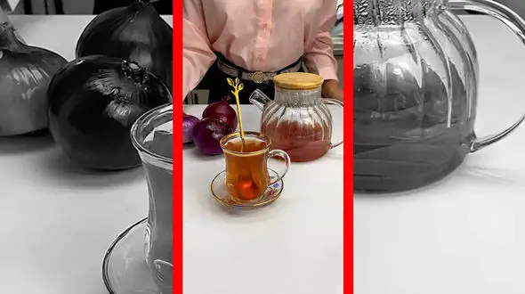 فیلم جوشانده پیاز برای گلو درد و سرفه