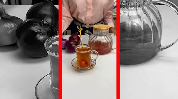 فیلم جوشانده پیاز برای گلو درد و سرفه