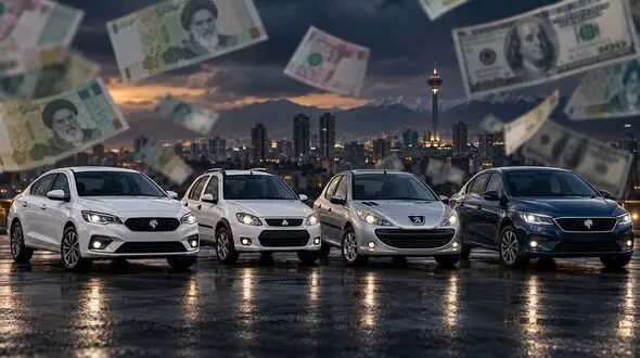 خودرو در یک سال 150 درصد گران شد / پژو 207 صدرنشین افزایش قیمت + جدول