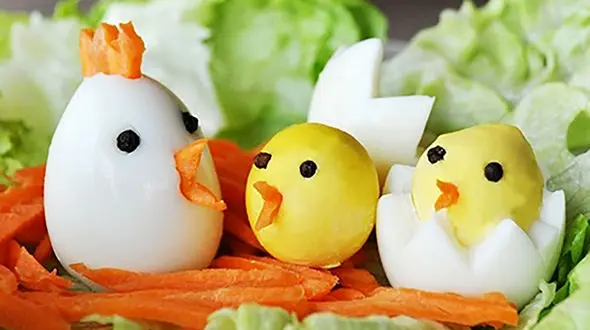 چند تزئین بامزه تخم مرغ آبپز + عکس