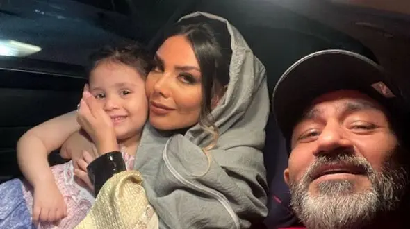 بازی‌های پدردختری مهران غفوریان و دختر نازش  هانا کوچولو