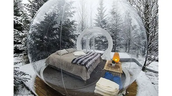 این هتل حبابی شکل در ایسلند است+تصاویر