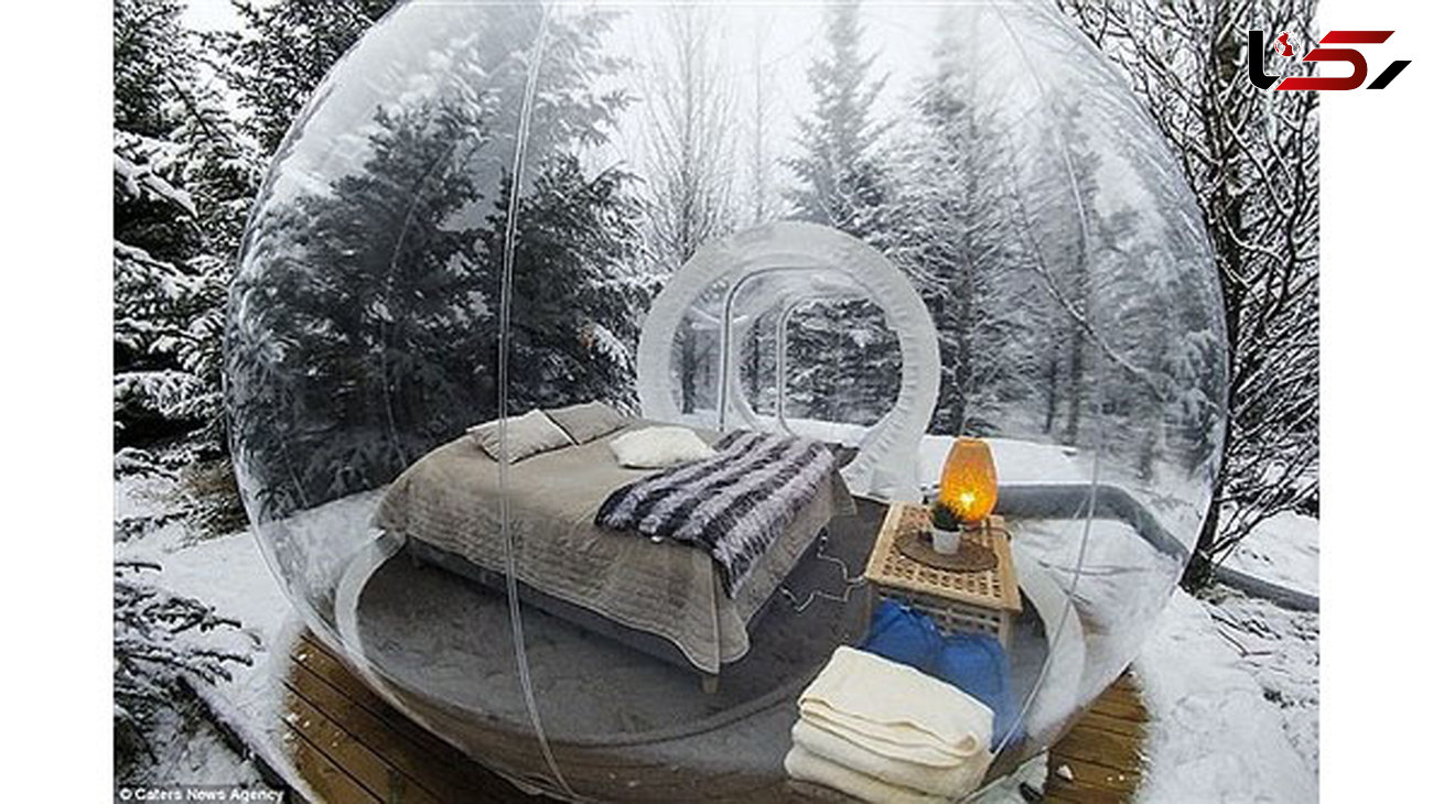 این هتل حبابی شکل در ایسلند است+تصاویر