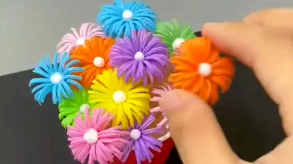 ساخت گل های زیبا در تعطیلات نوروز + فیلم