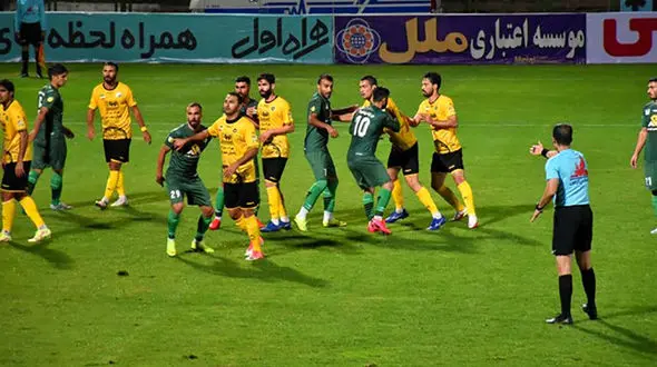 فیلم گل اول سپاهان مقابل صنعت نفت آبادان