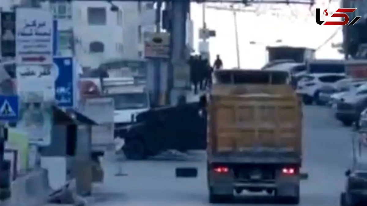 فیلم زخمی شدن خبرنگار پرس تی وی در کرانه باختری