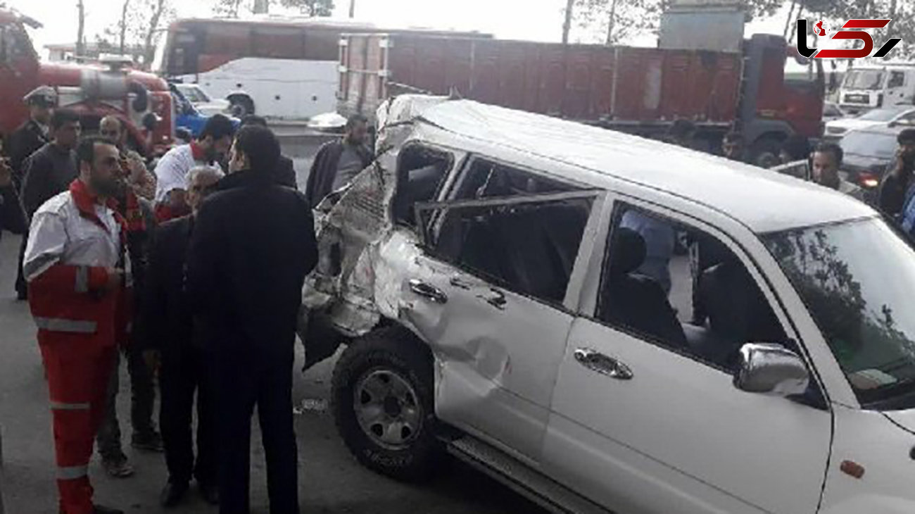 علت تصادف مرگبار خودرو نوربخش و تاج الدینی مشخص شد+ فیلم و عکس