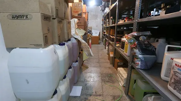 کشف 9 هزار بطری الکل صنعتی احتکار شده در دزفول