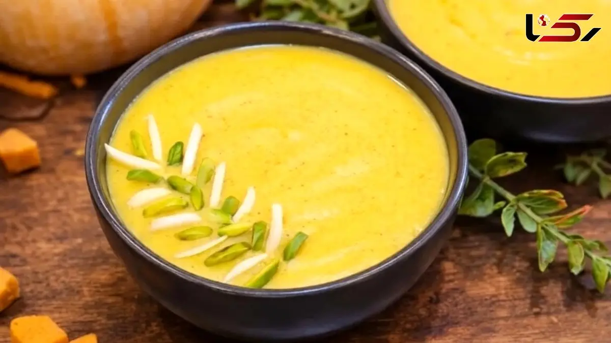 دستور پخت فرنی کدو حلوایی خوشمزه و ساده / فیلم