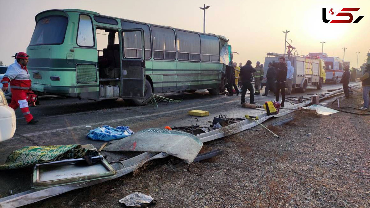 علت تصادف مرگبار 2 اتوبوس مسافربری در فرودگاه امام خمینی (ره) چه بود / حال 11 نفر وخیم است + عکس و جزییات