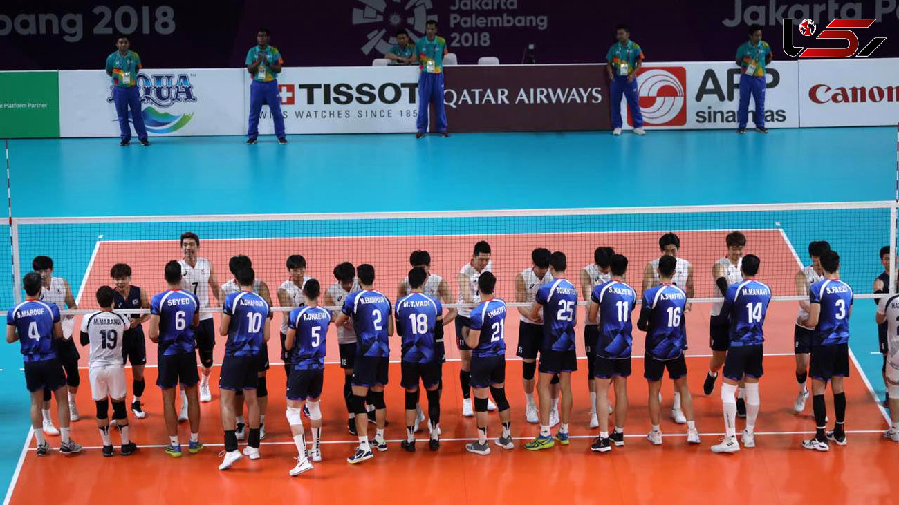 قهرمانی والیبال ایران بدون باخت یک ست در بازی های آسیایی جاکارتا