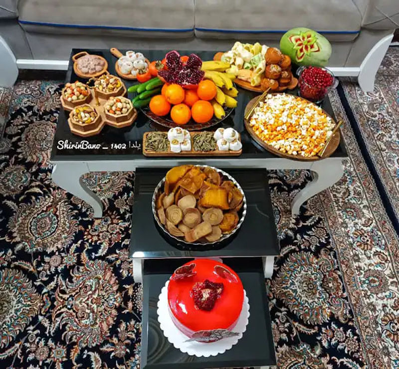 دکوراسیون شب یلدا