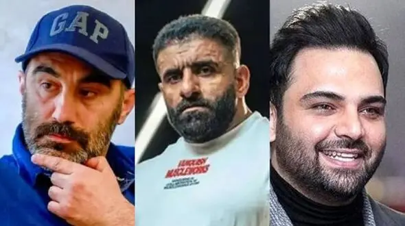 غافلگیر شدن هادی چوپان توسط احسان علیخانی و محسن تنابنده+ عکس