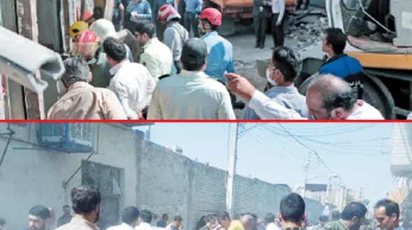 جزئیات انفجار مرگبار مسافرخانه آفتاب در قم + عکس