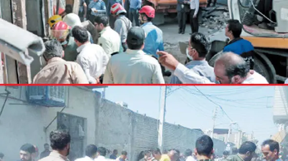 جزئیات انفجار مرگبار مسافرخانه آفتاب در قم + عکس