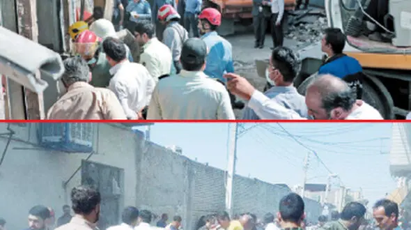 جزئیات انفجار مرگبار مسافرخانه آفتاب در قم + عکس