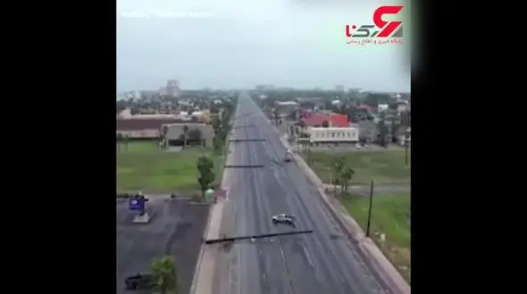 تصاویر پهپادی از تگزاس پس از طوفان را ببینید