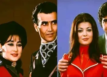 فیلم بازیگران و خوانندگان قبل انقلاب با همسرانشان /  زن اول عارف و شوهر حمیرا تا ...