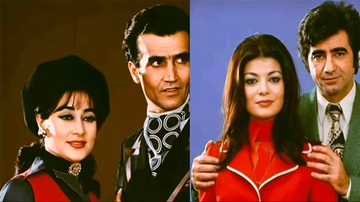 فیلم بازیگران و خوانندگان قبل انقلاب با همسرانشان / زن اول عارف و شوهر حمیرا تا ...