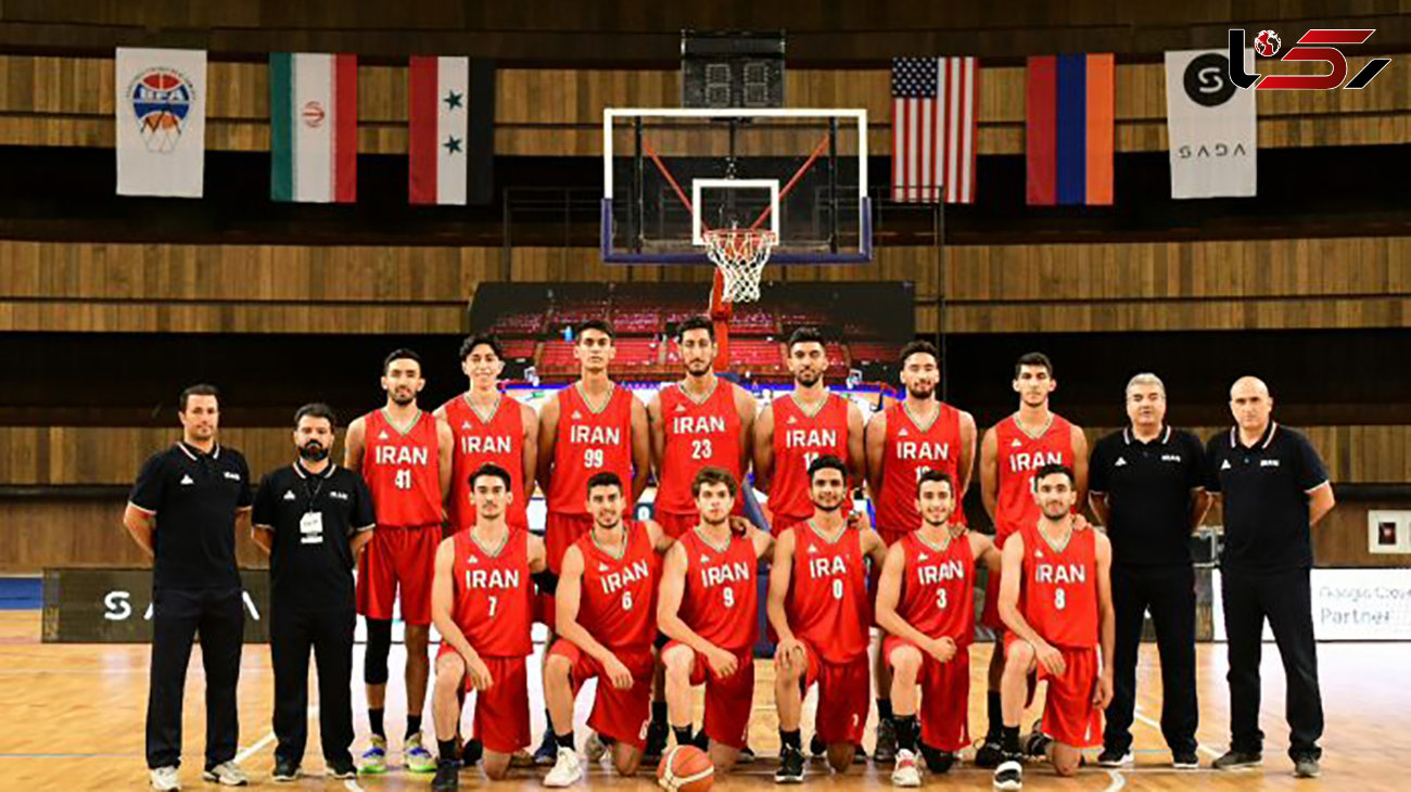 رقابت‌های چهارجانبه ارمنستان؛ پیروزی تیم بسکتبال ایران نوین در مقابل تیم آمریکا