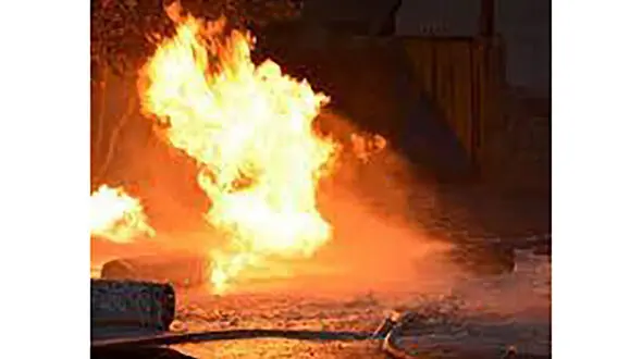 انفجار هولناک گاز خانگی در زرین شهر