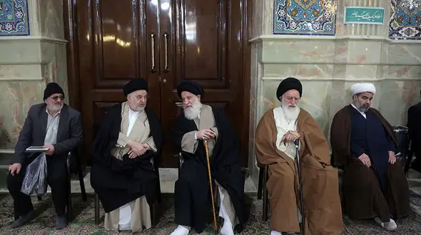 تشییع و تدفین پیکر همسر شهید آیت الله مطهری + عکس