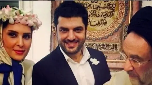 عکس ها / حضور چشمگیر سیدمحمد خاتمی در مراسم عقد رامبد جوان و ماندانا ، محسن تنابنده و روشنک گلپا، سام درخشانی و عسل امیرپور ، احسان خواجه امیری / هنرمندانی که خطبه عقدشان توسط سید محمد خاتمی جاری شده