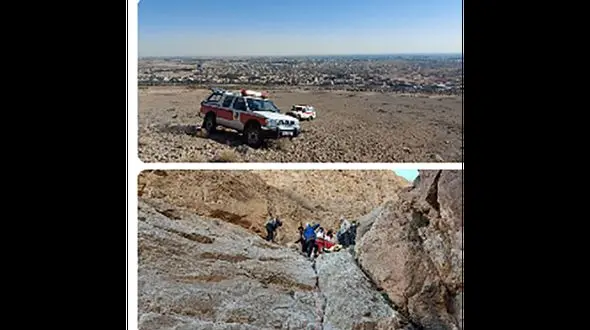 نجات جوانان اصفهانی در ارتفاعات خمینی شهر + عکس 