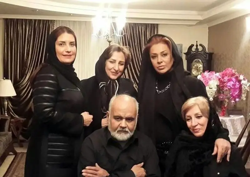 مراسم ختم پدر اکبر عبدی