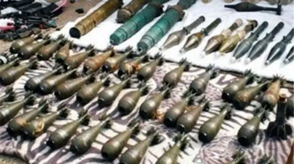 کشف ۲۸ هزار قبضه اسلحه و مهمات