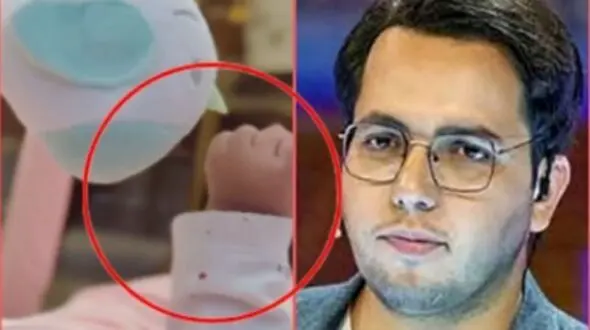 حامد سلطانی در ازدواج دومش دوباره پدر شد ! + فیلم نوزاد زیبای اقای مجری !