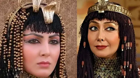 فیلم / لیلا بلوکات : من زیباتر از کتایون ریاحی ام  بویژه در سریال یوزارسیف .../  زیباترین زن مصر زلیخا نبود بلکه نفرتیتی بوده !  / بخاطر همین من نقش نفرتیتی رو ...