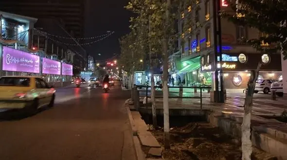 گزارش یک خبرگزاری از  شامگاه جمعه تهران
