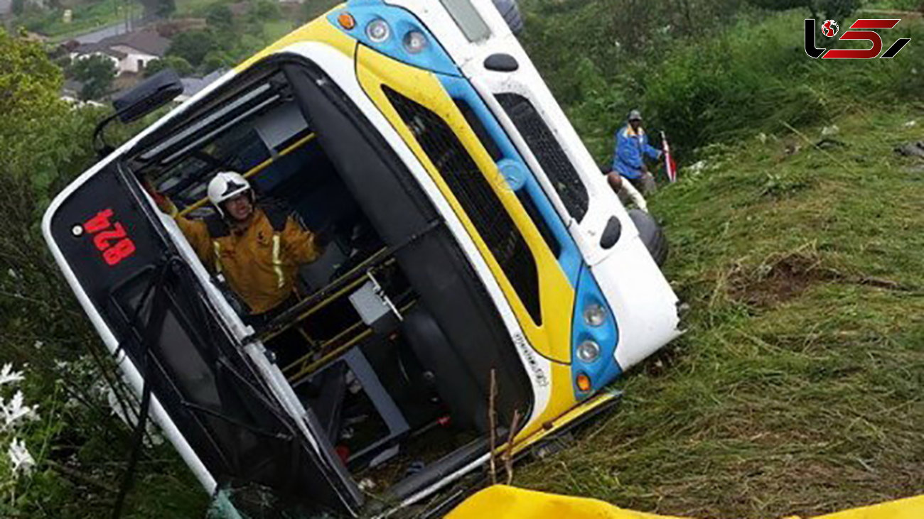 مرگ دردناک 21 مسافر در سقوط اتوبوس به کانال آب