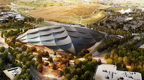 طراحی جدید و شگفت انگیز  گوگل در کالیفرنیا +عکس