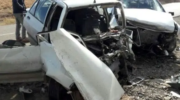 جان باختن 4 تن در تصادف خونین سمند با پراید در محور سپیدان به یاسوج + عکس