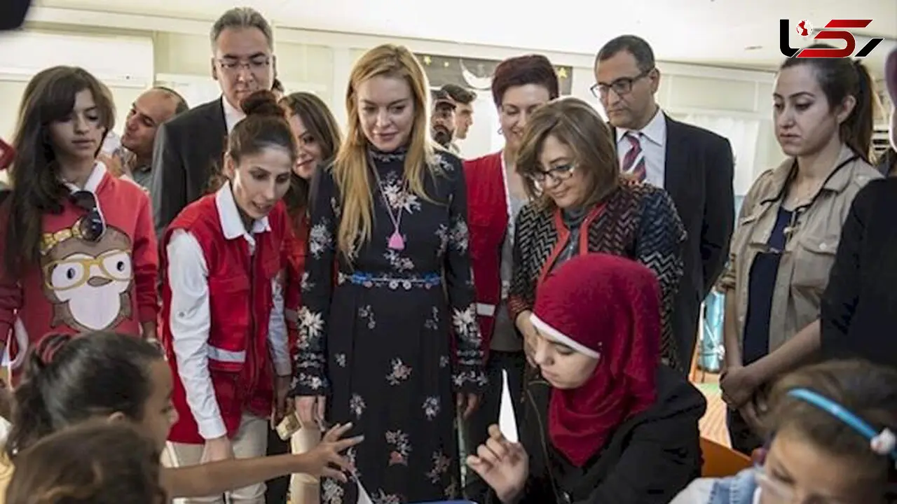 تیپ جالب بازیگر زن مشهور در سوریه! + تصاویر 