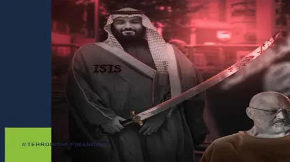 تصویر محمد بن سلمان در لباس داعش 