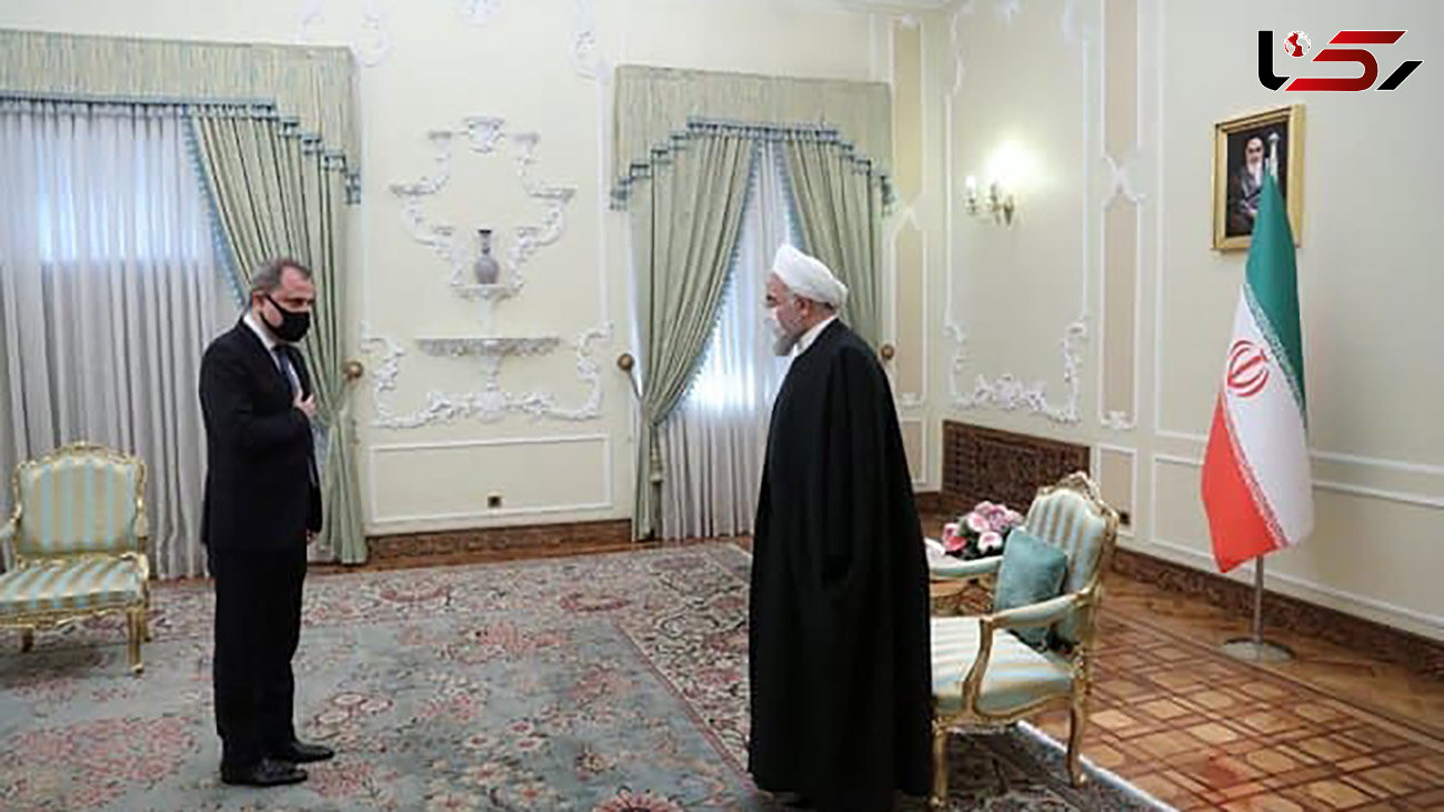 دیدار روحانی با وزیر امور خارجه آذربایجان / تسریع در اجرای پروژه راه آهن رشت - آستارا