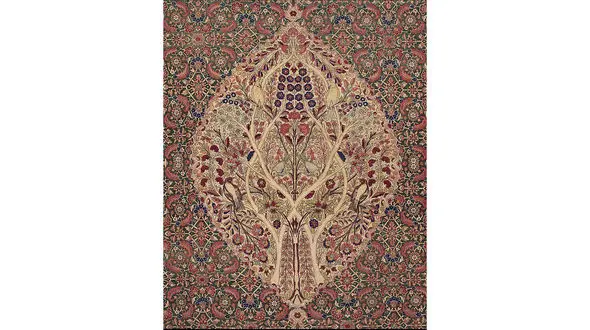 این فرش کرمانی قدمت چشمگیری دارد+ عکس