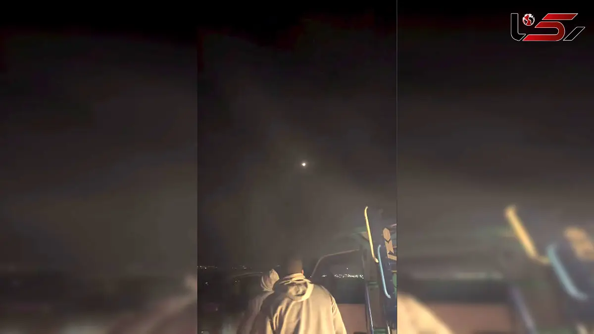 فیلمی جذاب از پرواز موشک ایرانی به سوی اراضی اشغالی از زبان یک اردنی