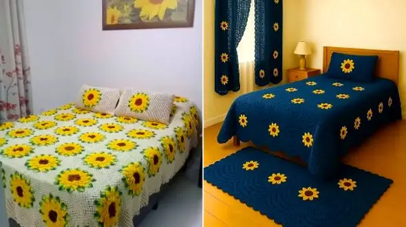 سرویس خواب گلدار بافتنی؛ جدیدترین طرح‌ های شیک و دلپذیر