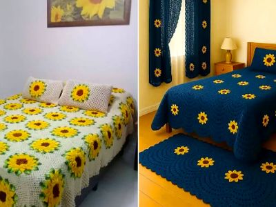 سرویس خواب گلدار بافتنی؛ جدیدترین طرح‌ های شیک و دلپذیر