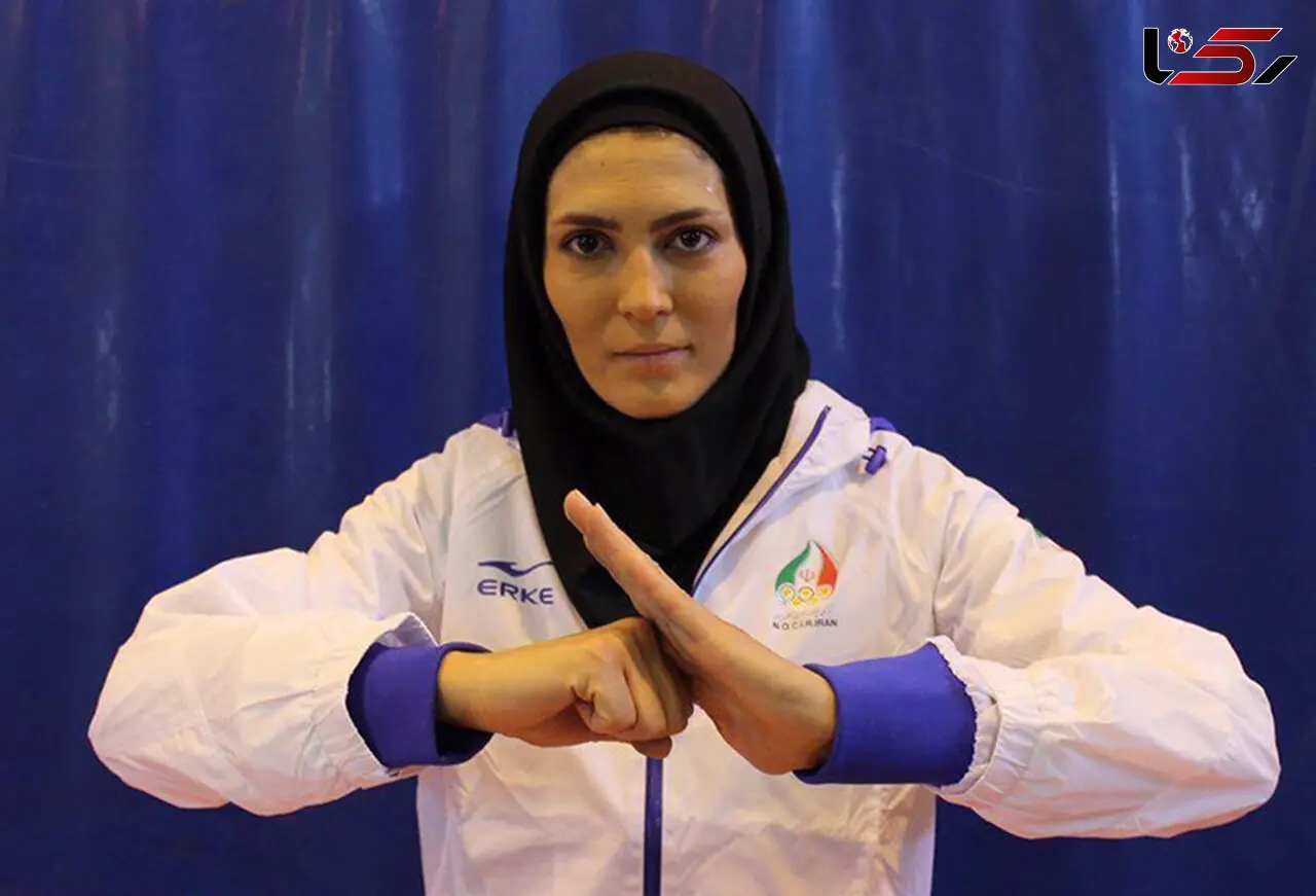 قهرمان کیک بوکسینگ مقابل الهه منصوریان زانو زد