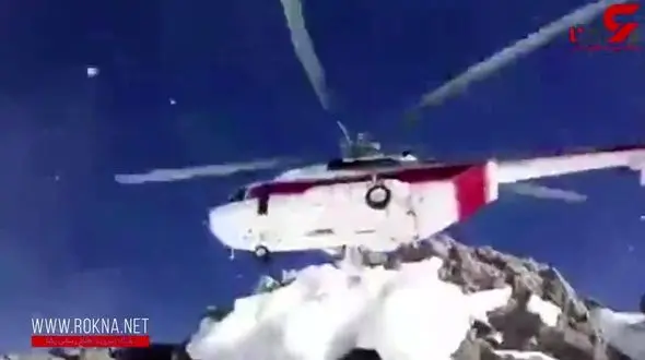 تصاویری دیده‌نشده از لحظه سخت و نفس گیر هلی برن نیروهای امدادونجات در دنا+ فیلم