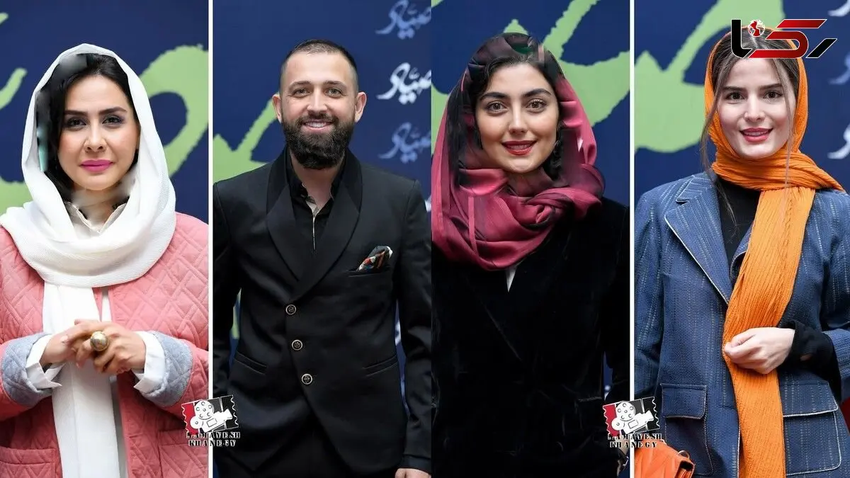 نگاهی به تیپ و استایل شیک بازیگران در اکران فیلم «صیاد» با درخشش  استایل اسپورت غزاله اکرمی، مانتو سنتی سوگل طهماسبی و استایل مشکی هلیا امامی، محسن افشانی و ...